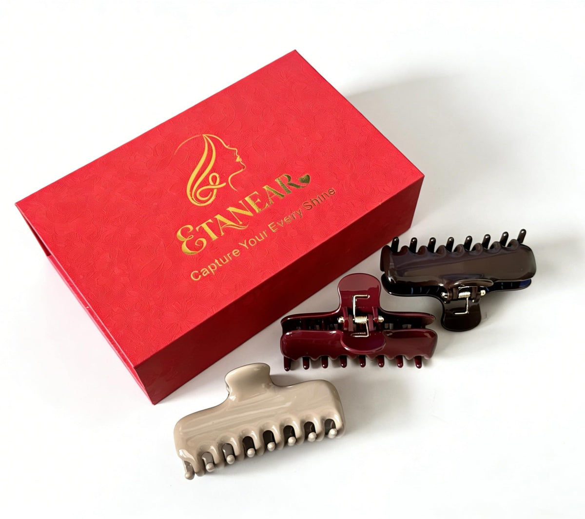ETANEAR lifestyle shot of woman wearing clip, comfortable all-day wear