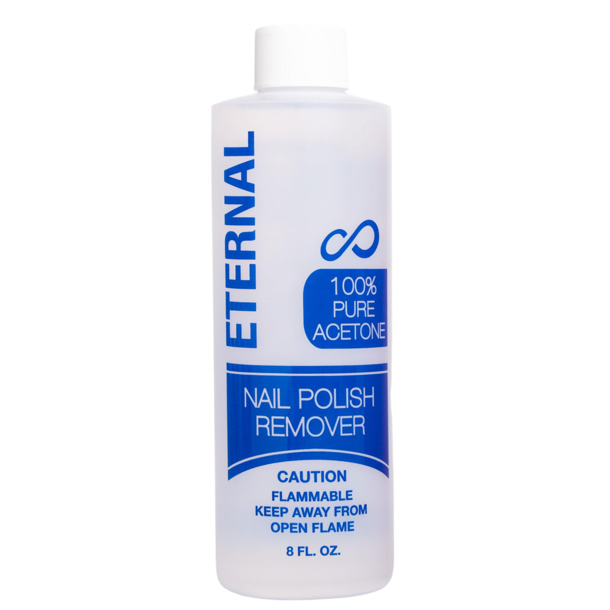 Eternal front packaging 8oz bottle showing product and capacity benefit
