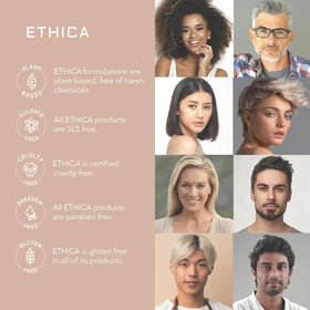 Ethica Beauty creamy lather texture close-up showing moisturizing foam