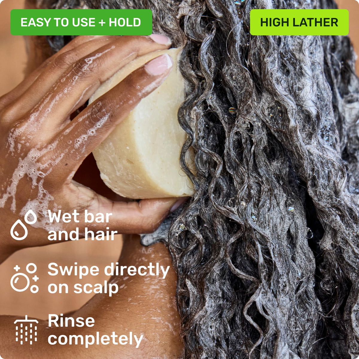 Ethique used on color-treated hair showing gentle care and preserved vibrancy