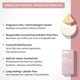 Ethique conditioner bar texture close-up highlighting creamy cocoa butter-rich surface and hydration