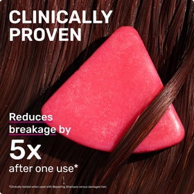 Ethique repairing conditioner bar paired with repairing shampoo bar for a complete haircare routine