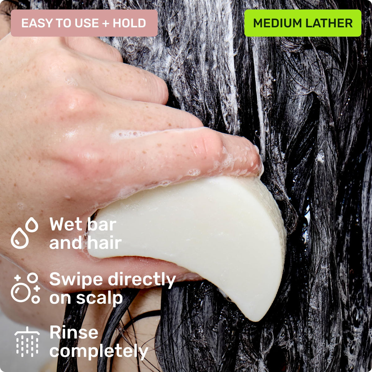 Ethique shampoo bar paired with Gentle Unscented Conditioner Bar showing a complete no-fragrance routine