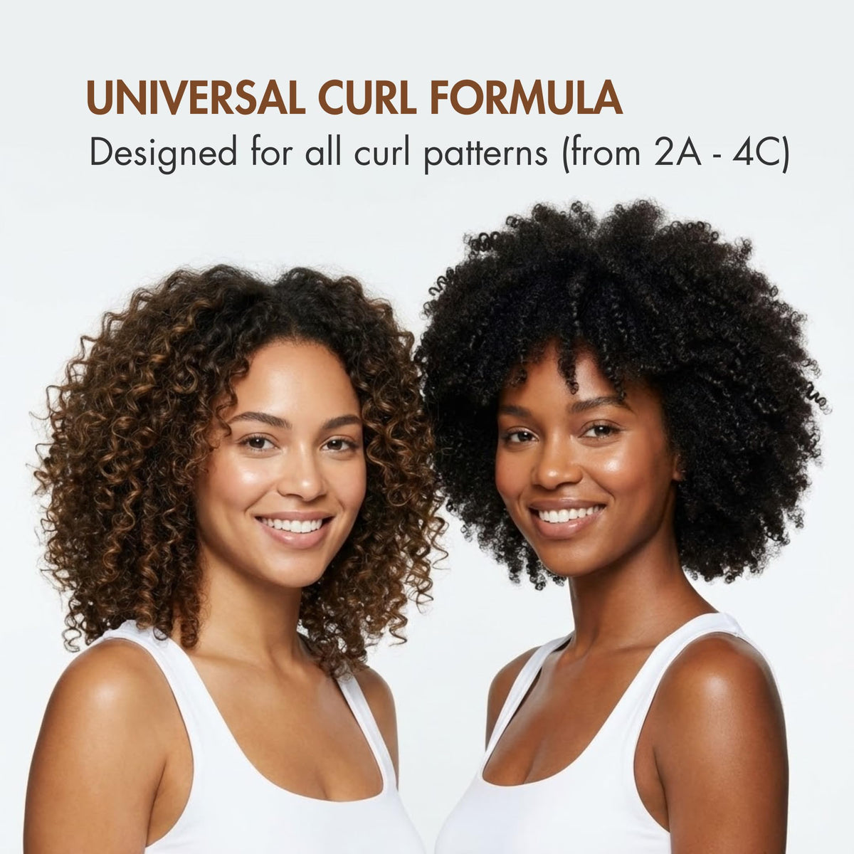 ETNIKER being applied to wet hair for definition and frizz control