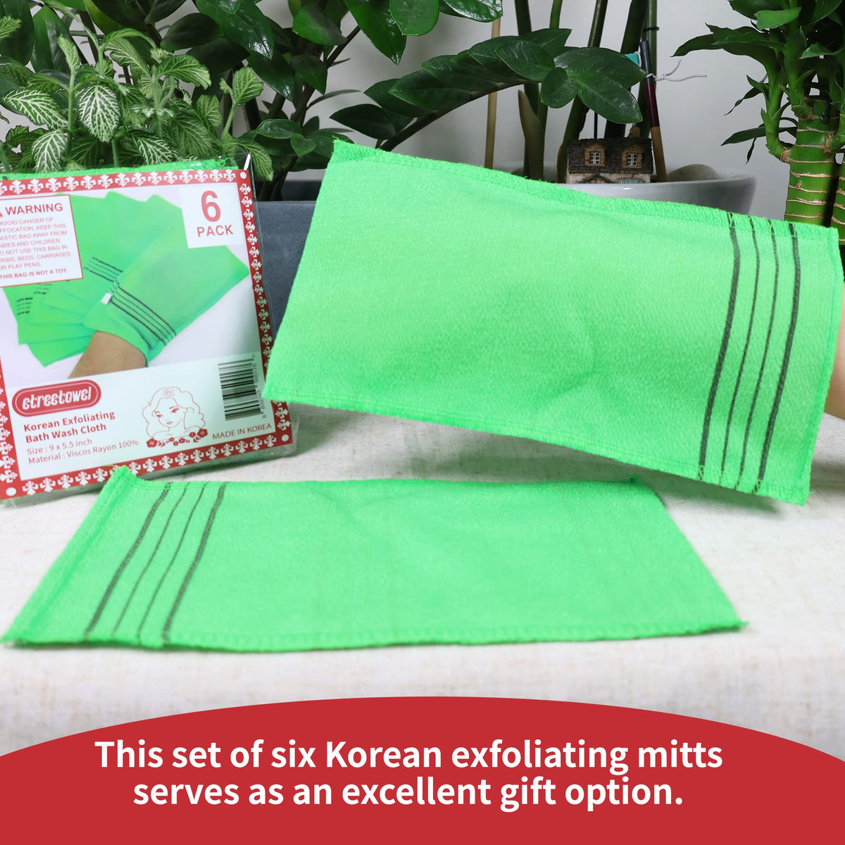 etreetowel mitt creating lather on skin illustrating effective cleaning