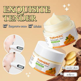 Etuanxi eye cream jar open to show delicate formula for the under-eye area