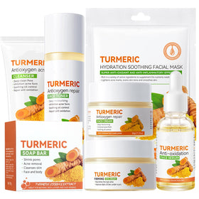 Etuanxi front packaging showing the full 11-piece turmeric kit and contents