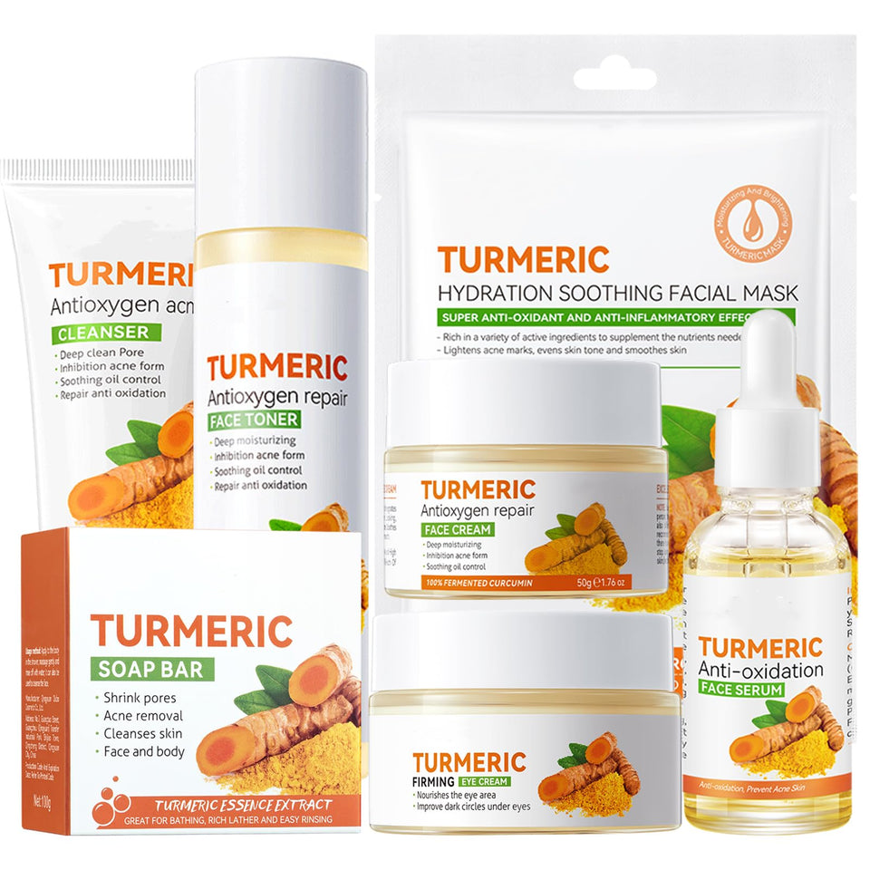 Etuanxi front packaging showing the full 11-piece turmeric kit and contents