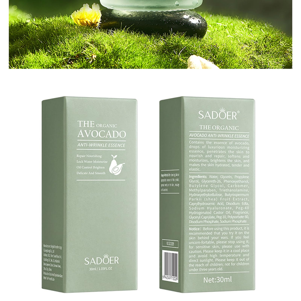 Etuanxi travel kit next to passport showing compact sizes for on-the-go skincare