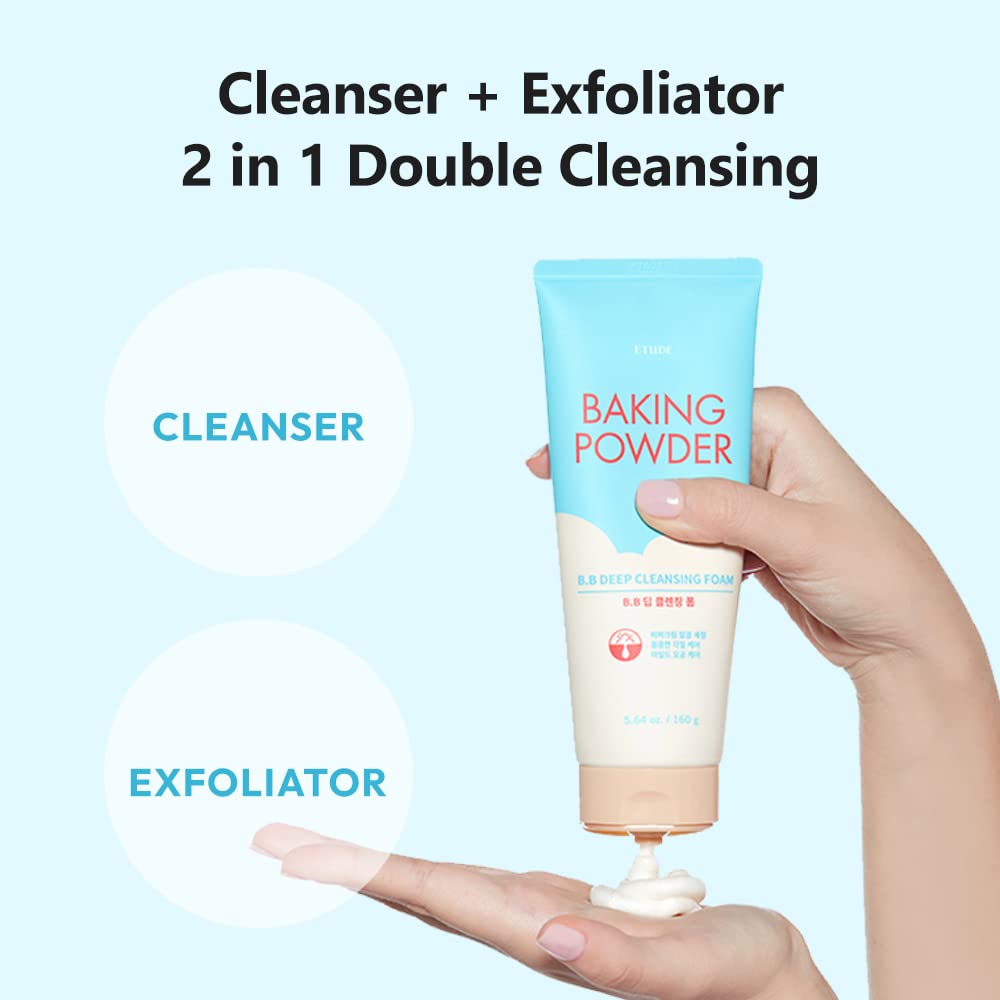 ETUDE application on face demonstration showing effective makeup removal benefit