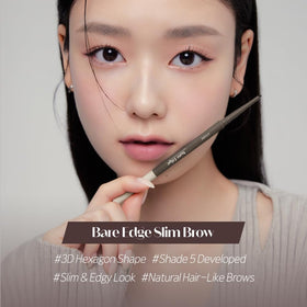 ETUDE bare edge close tip highlighting 3D hexagon tip for hair-like strokes
