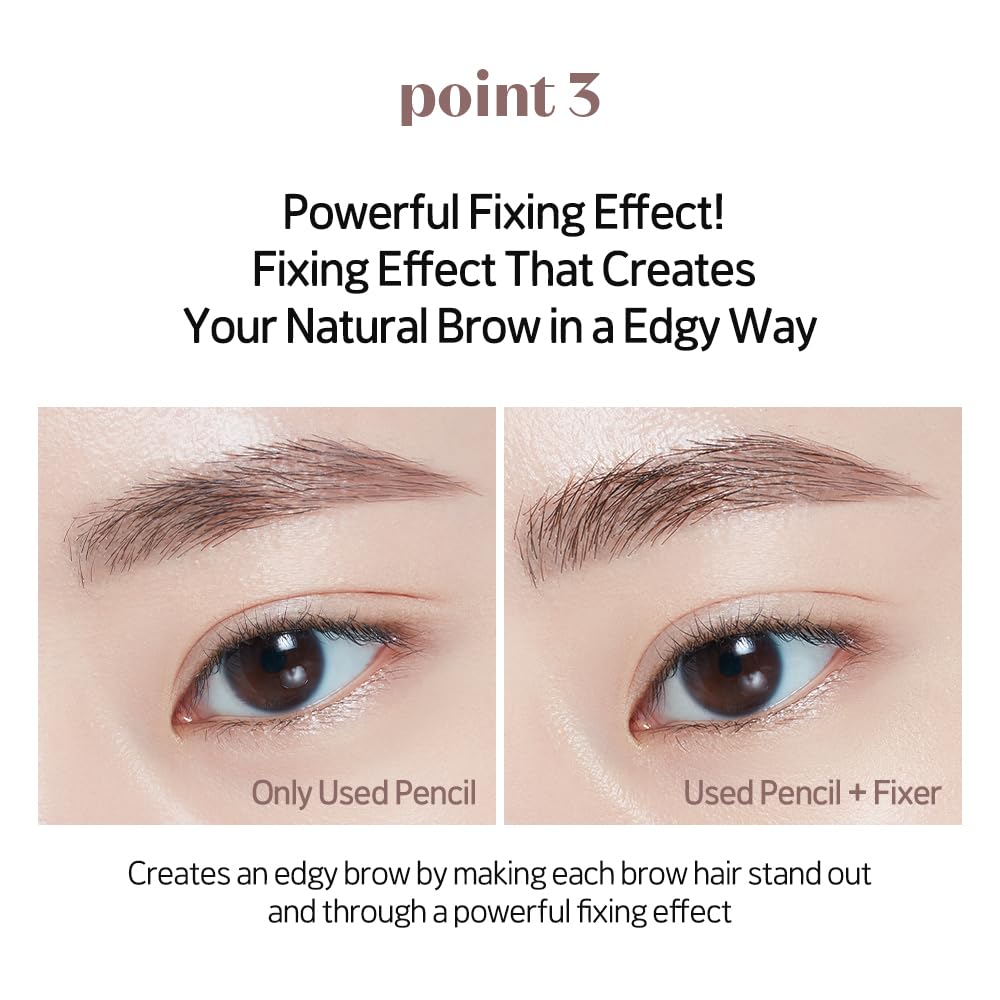 ETUDE bare edge lifestyle vanity shot showing convenient daily brow touch-ups