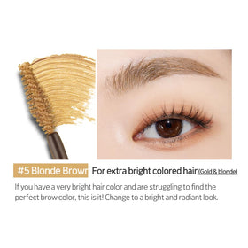 ETUDE close-up wand texture showing soft-gel brush for precise application