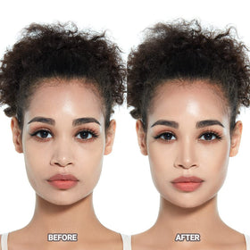 ETUDE on model side profile displaying natural sculpted cheekbone effect