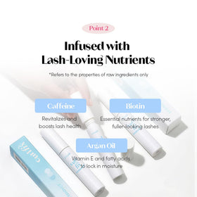 ETUDE applicator applying remover to lashes for targeted softening and easy wipe-off