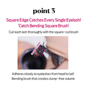 ETUDE mascara waterproof test demonstrating smudge-resistance benefit