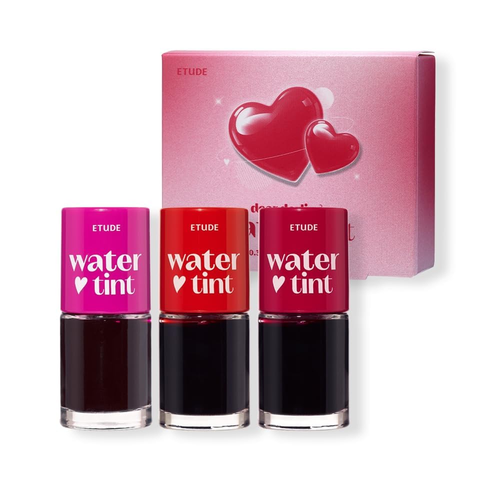 ETUDE model applying tint in a casual setting showing natural, non-sticky finish