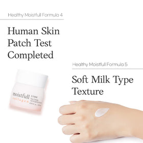 ETUDE application with ring finger showing gentle tapping technique