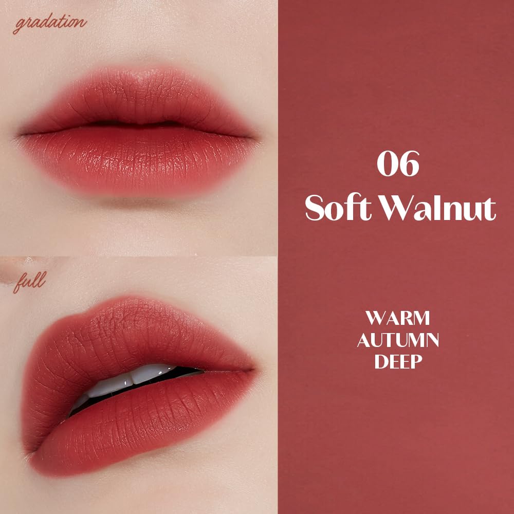 ETUDE arm swatch of Soft Walnut illustrating rich true-to-tone pigment
