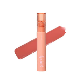 ETUDE front packaging shows compact tube and warm peach shade benefit: clear product ID