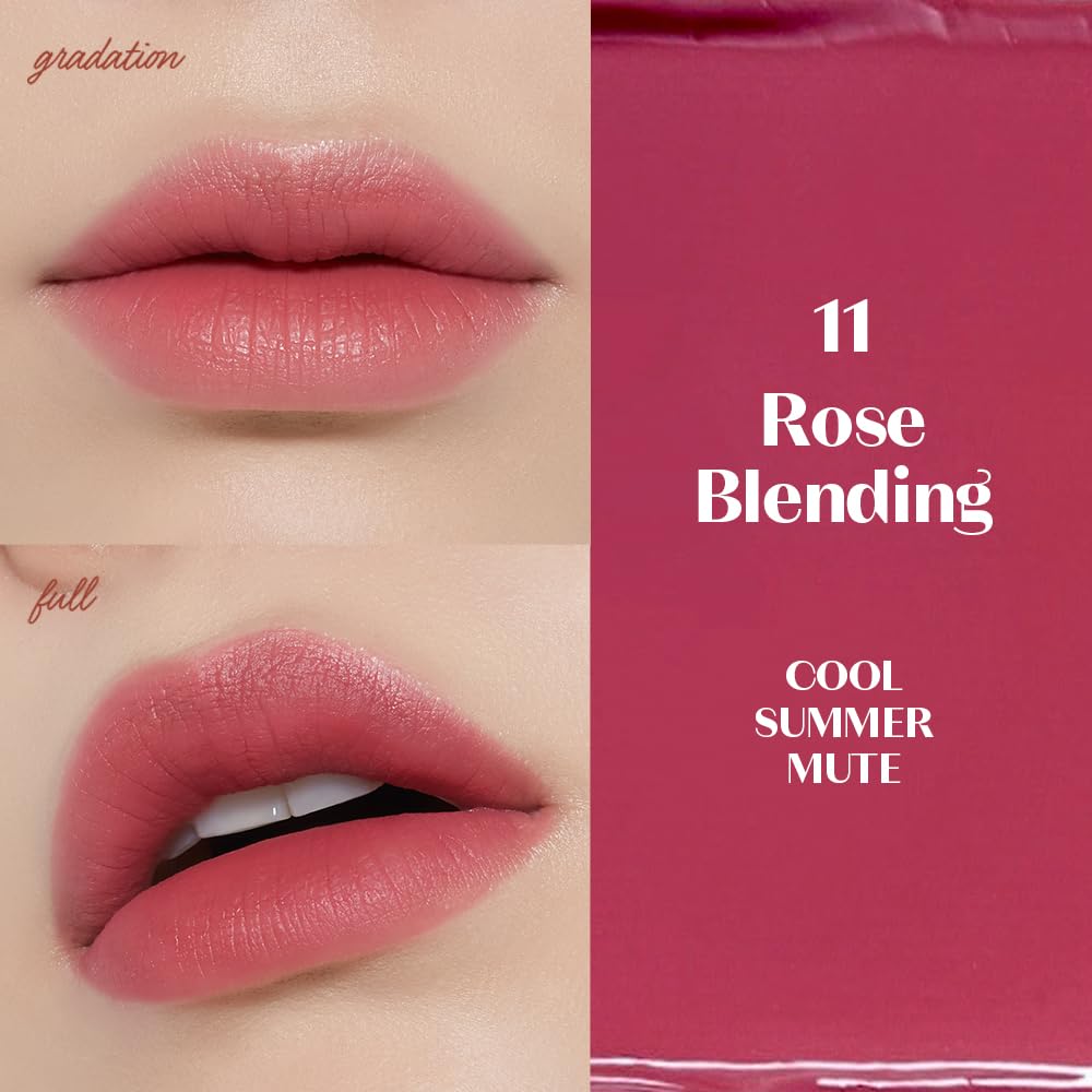 ETUDE swatch texture showing smooth hydro‑matte finish and rich pigment