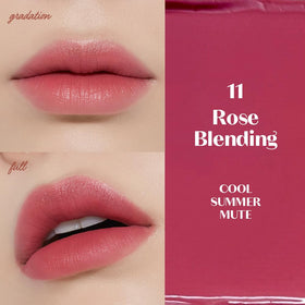 ETUDE swatch texture showing smooth hydro‑matte finish and rich pigment