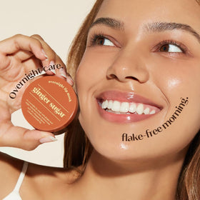 ETUDE open jar showing smooth ginger sugar mask texture for deep hydration