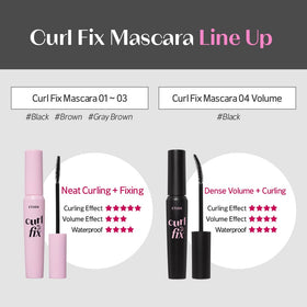 ETUDE square brush close-up showing bristles that lift every lash