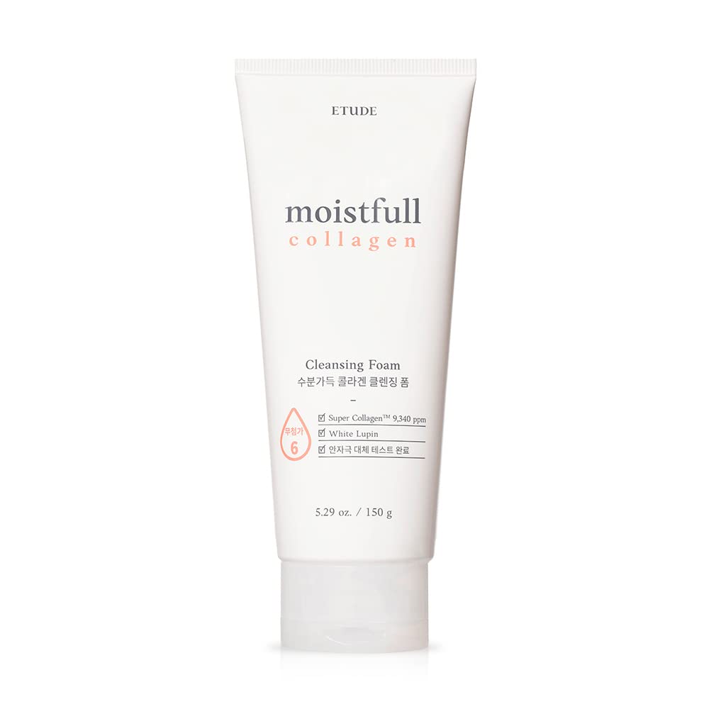 ETUDE front packaging showing bottle and label, highlights gentle cleansing