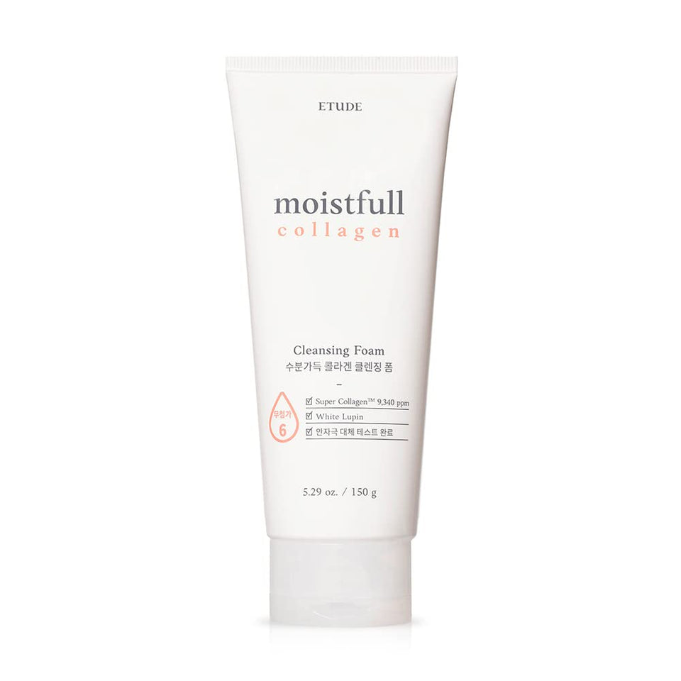 ETUDE front packaging showing bottle and label, highlights gentle cleansing