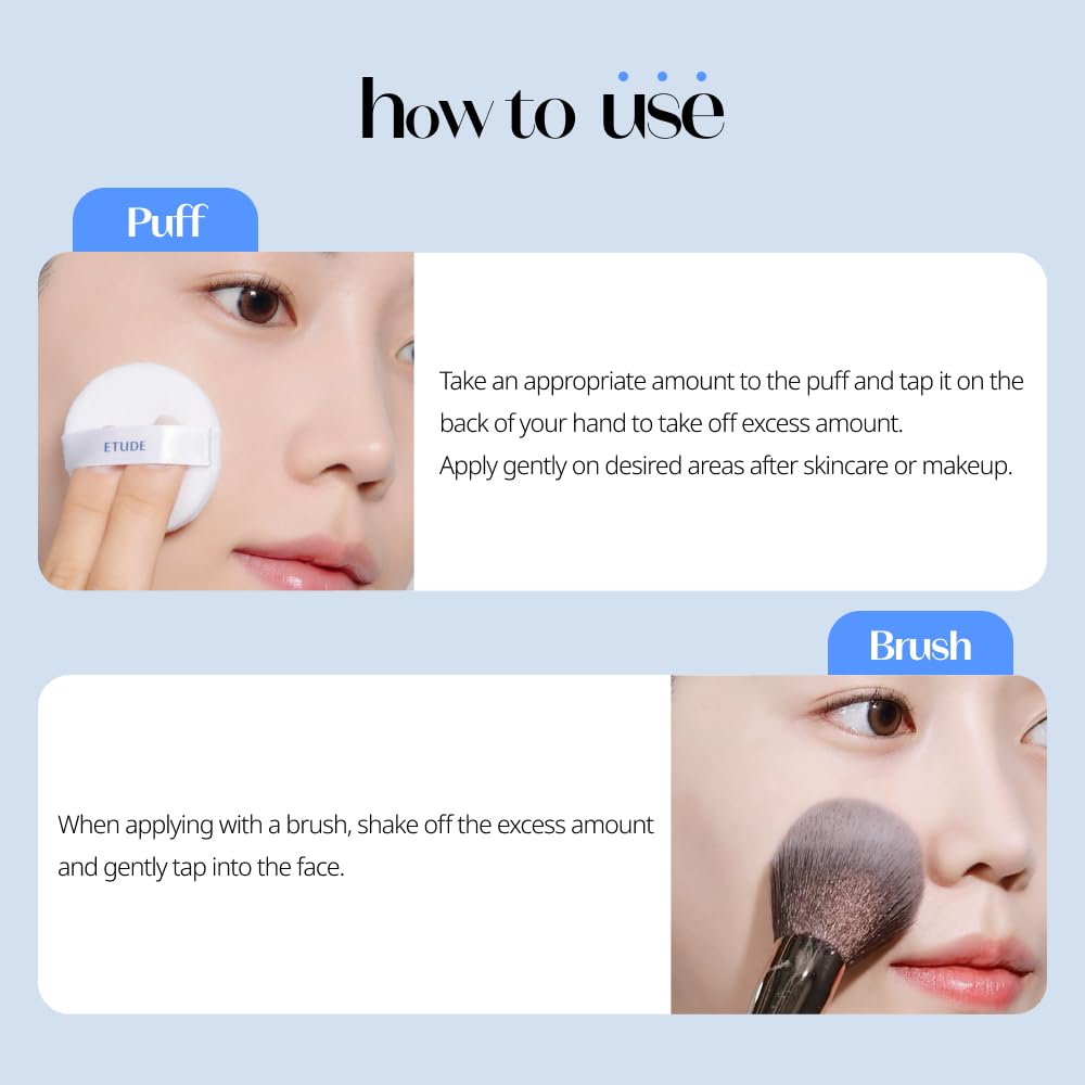 etude before and after comparison demonstrating matte, soft finish