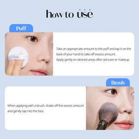 etude before and after comparison demonstrating matte, soft finish