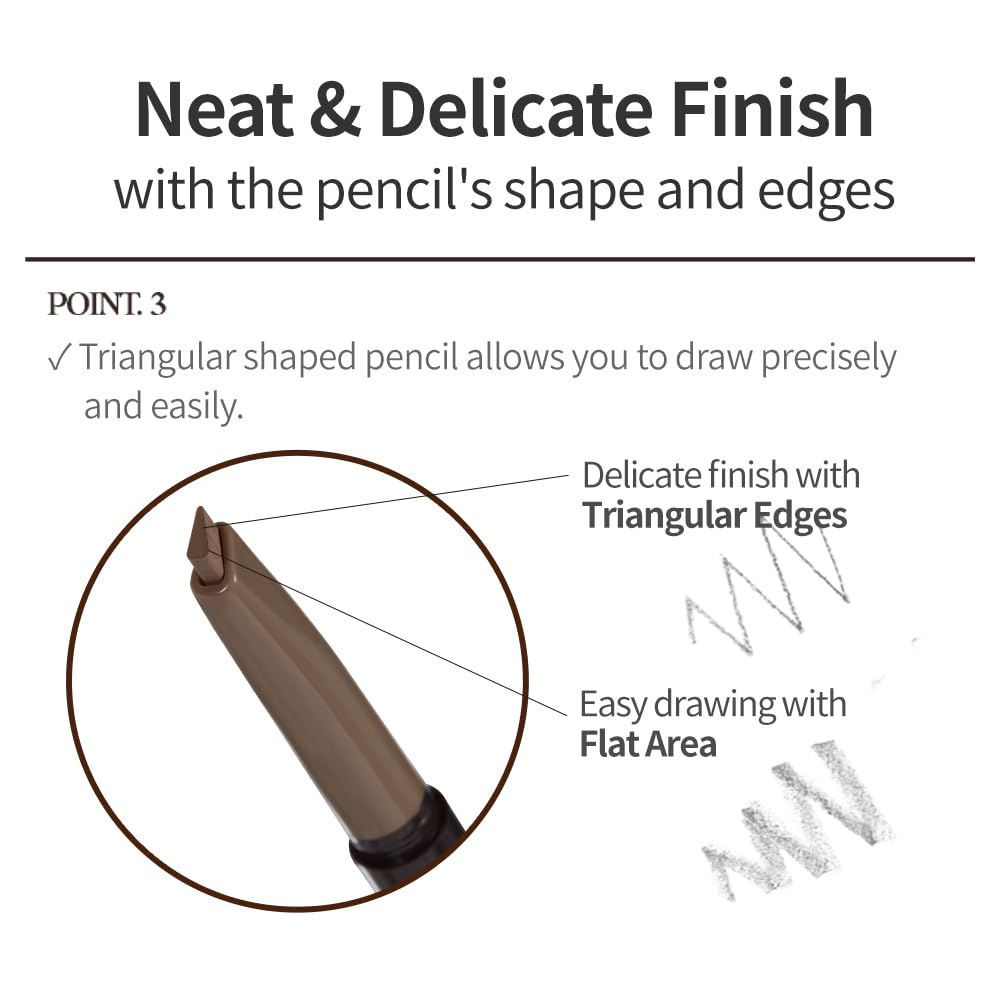 ETUDE shade swatch #2 Grey Brown on forearm showing natural cool-toned brown result