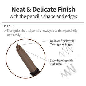 ETUDE shade swatch #2 Grey Brown on forearm showing natural cool-toned brown result