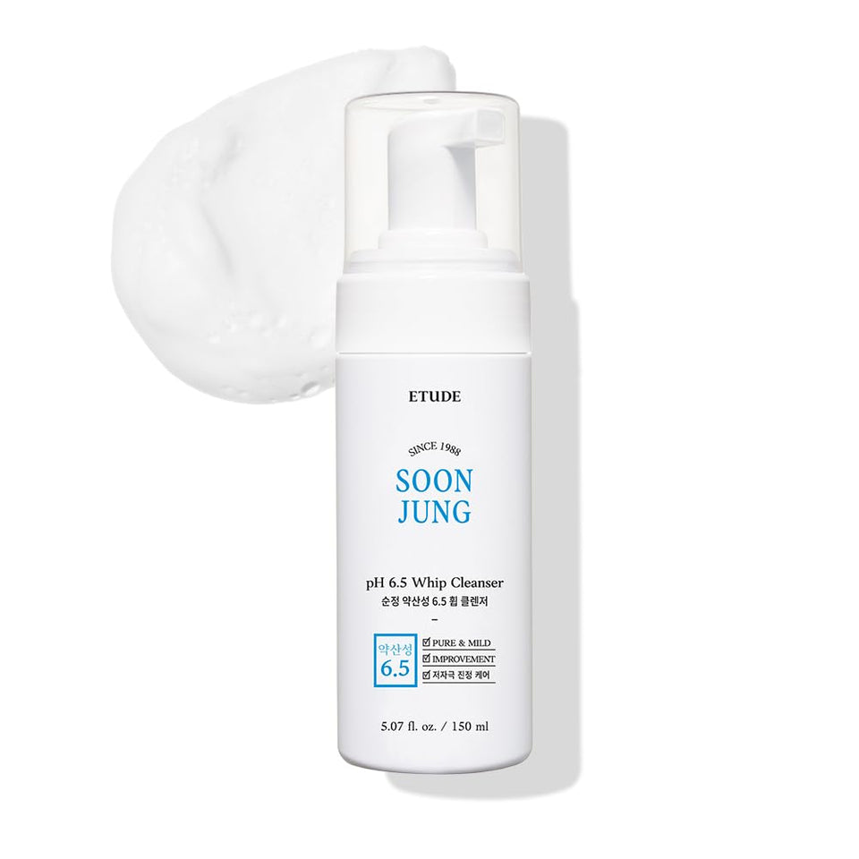 ETUDE front packaging showing gentle cleanser and benefits