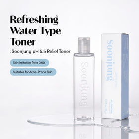 ETUDE closeup of watery toner texture highlighting quick absorption