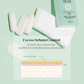 ETUDE sunstick matte finish on skin reducing shine and pores