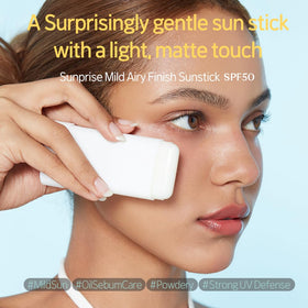 ETUDE sunstick open tip showing twist-up mechanism and easy use