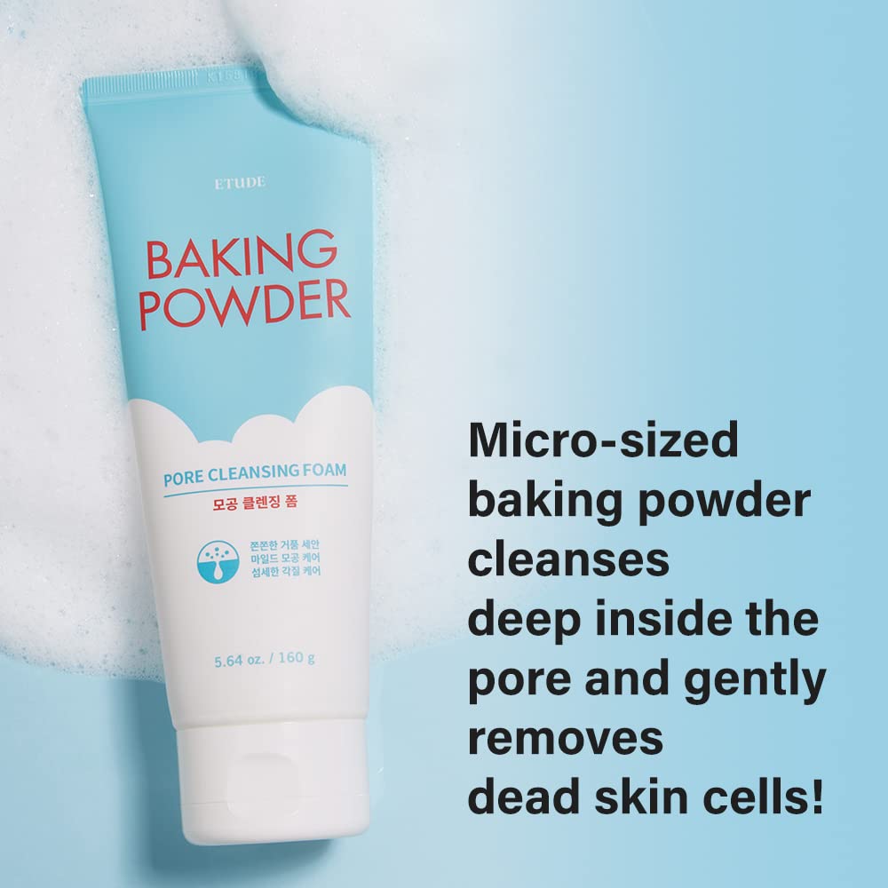 ETUDE creamy foam texture closeup demonstrating gentle cleansing
