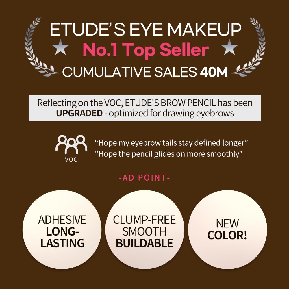 ETUDE triangular tip close-up demonstrating precise hair-like strokes and control