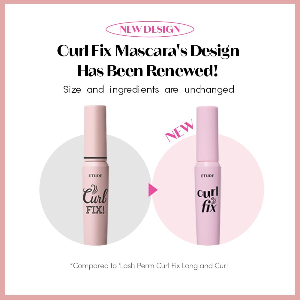 ETUDE waterproof demo with water droplets showing smudge-resistant hold