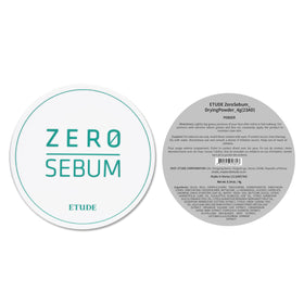 ETUDE before and after T-zone shot showing reduced shine and matte result