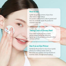 ETUDE powder inside a makeup bag illustrating travel-friendly touch-ups