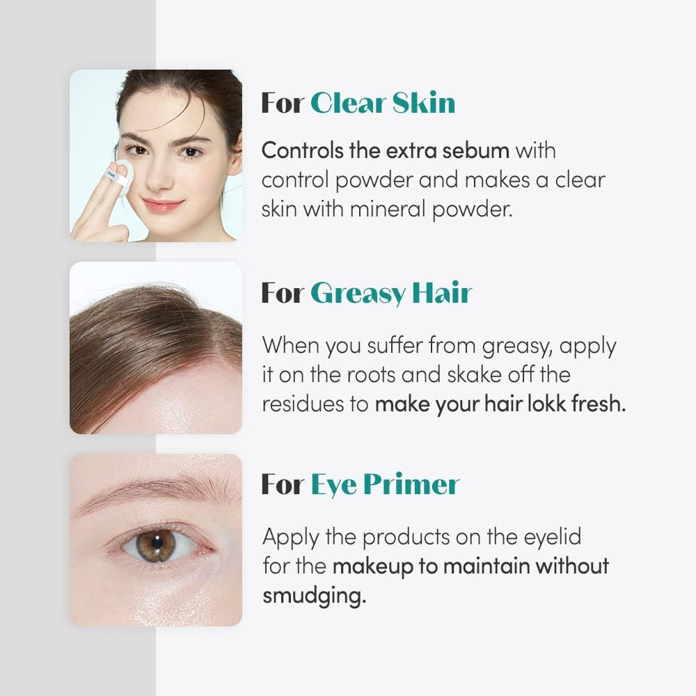ETUDE close-up of powder texture highlighting fine minerals and matte finish benefit