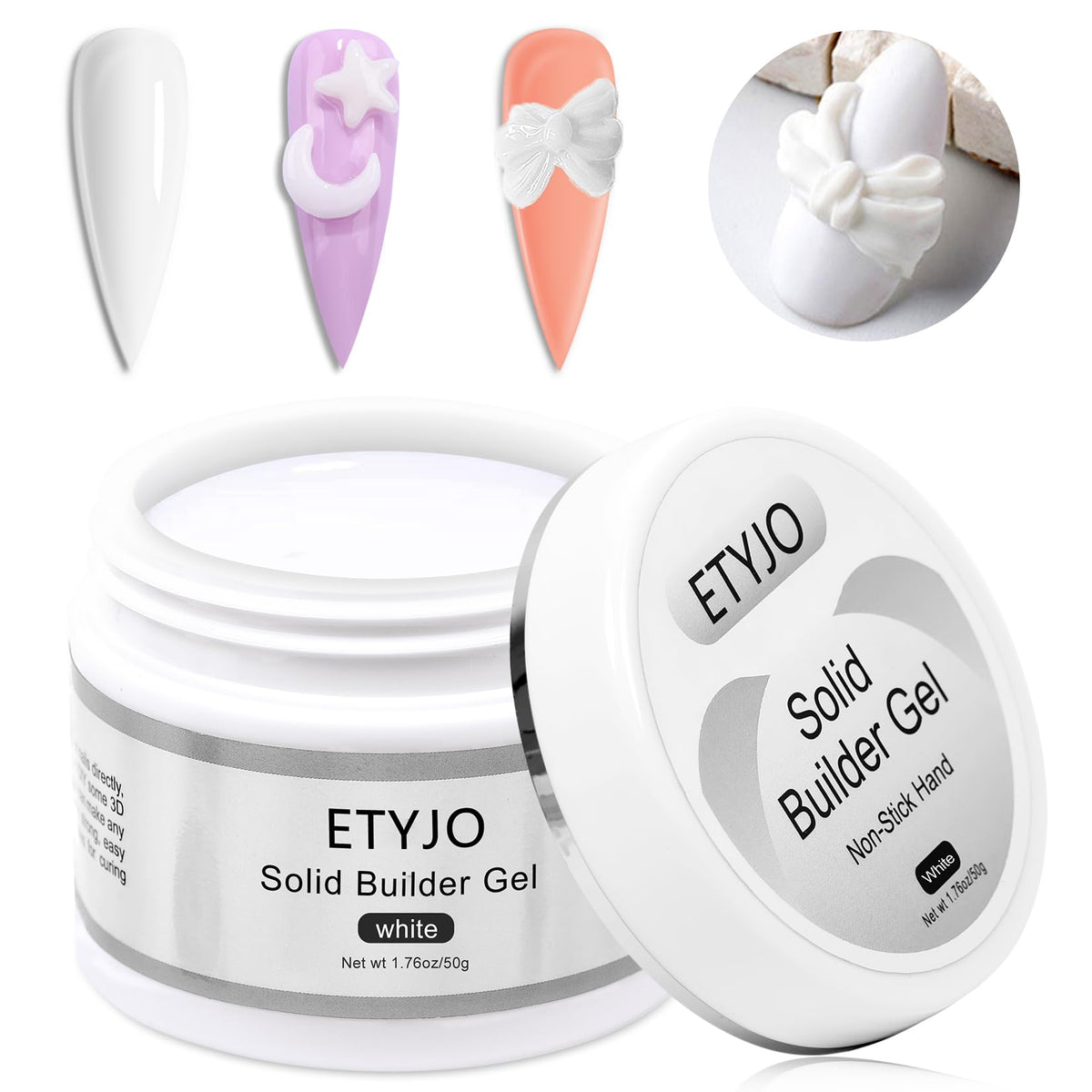 etyjo jar front view showing label and large 50g capacity for long use