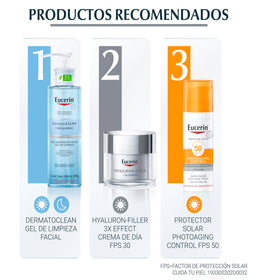 Eucerin 50ml scale next to coin demonstrating travel-friendly size benefit