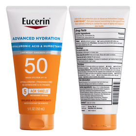 Eucerin after application macro showing supple, hydrated skin appearance