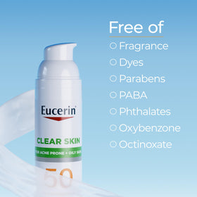 Eucerin used under makeup showing compatibility and smooth layering