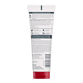 Eucerin cream being smoothed onto heel illustrating fast absorption benefit