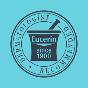 Eucerin applied to elbow and knee showing visible skin softening